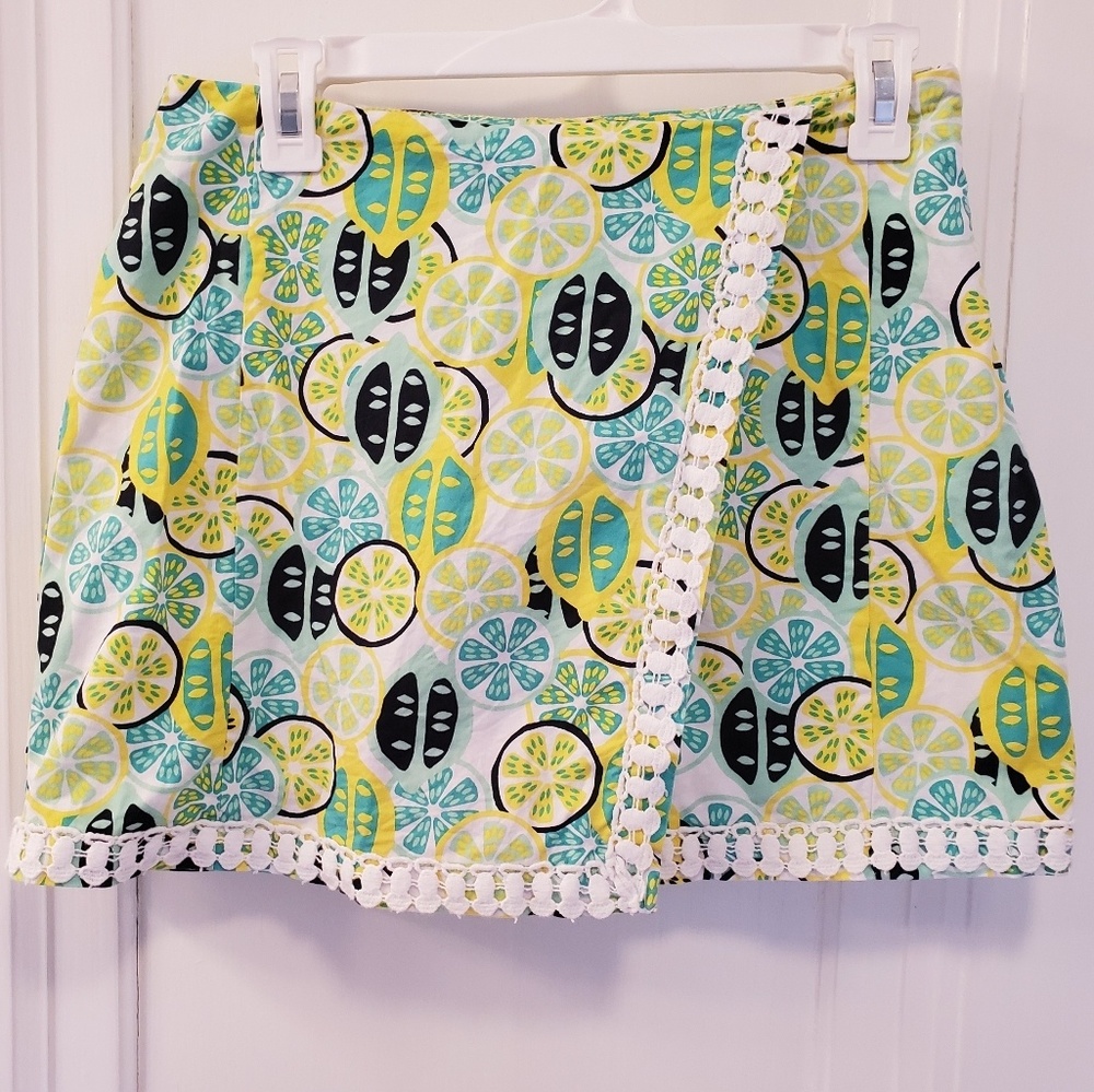 Crown & Ivy Citrus Skort